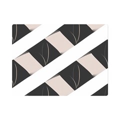 A Minimalist Pattern With Simple Lines And Shapes, Creating A Clean And Modern Aesthetic 07 Premium Plush Fleece Blanket (mini)