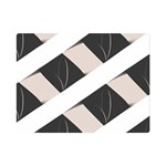 A Minimalist Pattern With Simple Lines And Shapes, Creating A Clean And Modern Aesthetic 07 Premium Plush Fleece Blanket (Mini) 35 x27  Blanket Front