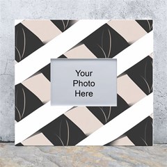 A Minimalist Pattern With Simple Lines And Shapes, Creating A Clean And Modern Aesthetic 07 White Wall Photo Frame 5  X 7 