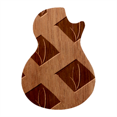 A Minimalist Pattern With Simple Lines And Shapes, Creating A Clean And Modern Aesthetic 07 Guitar Shape Wood Guitar Pick Holder Case And Picks Set