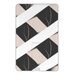 A Minimalist Pattern With Simple Lines And Shapes, Creating A Clean And Modern Aesthetic 07 Name Card Style Usb Flash Drive