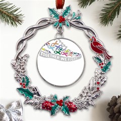 20250102 085528 Metal X mas Wreath Holly Leaf Ornament