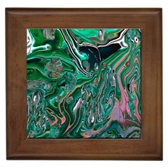 Malachite  Framed Tile