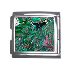 Malachite  Mega Link Italian Charm (18mm)