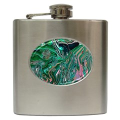 Malachite  Hip Flask (6 Oz)