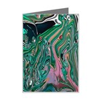 Malachite  Mini Greeting Card Left