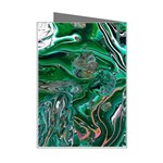 Malachite  Mini Greeting Card Right