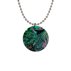 Malachite  1  Button Necklace