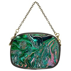 Malachite  Chain Purse (one Side)