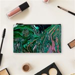 Malachite  Cosmetic Bag (Small) Front