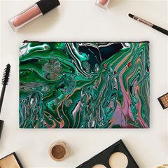 Malachite  Cosmetic Bag (large)