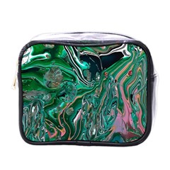 Malachite  Mini Toiletries Bag (one Side)