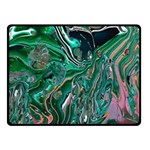 Malachite  Fleece Blanket (Small) 50 x40  Blanket Front