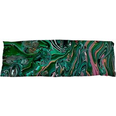 Malachite  21 x63  Body Pillow Case Dakimakura (two Sides) by kaleidomarblingart