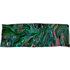 Malachite  25 x71  Body Pillow Case Dakimakura (two Sides) by kaleidomarblingart