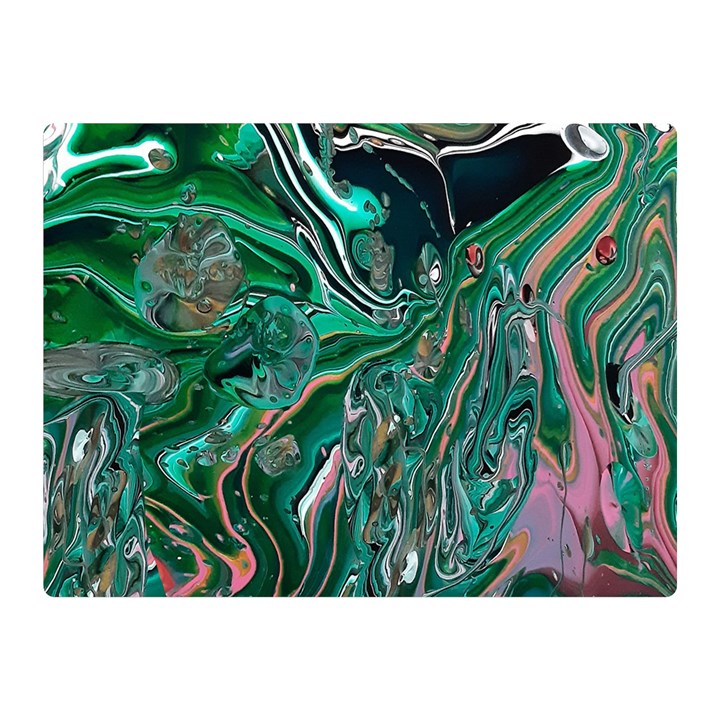 Malachite  Two Sides Premium Plush Fleece Blanket (Mini)