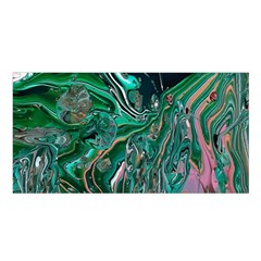 Malachite  Satin Shawl 45  X 80 