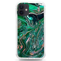 Malachite  Iphone 12 Mini Tpu Uv Print Case	 by kaleidomarblingart