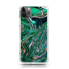 Malachite  Iphone 11 Pro Max 6 5 Inch Tpu Uv Print Case by kaleidomarblingart