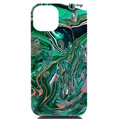 Malachite  Iphone 14 Black Uv Print Pc Hardshell Case by kaleidomarblingart