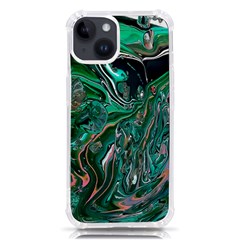 Malachite  Iphone 14 Tpu Uv Print Case by kaleidomarblingart