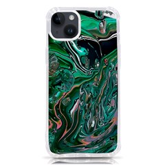 Malachite  Iphone 14 Plus Tpu Uv Print Case by kaleidomarblingart