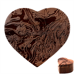 Malachite  Heart Wood Jewelry Box