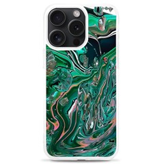 Malachite  Iphone 15 Pro Max Tpu Uv Print Case by kaleidomarblingart