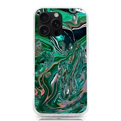 Malachite  Iphone 16 Pro Max Tpu Uv Print Case by kaleidomarblingart