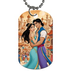 Aladin & Jasmine Wall Art Dog Tag (one Side)