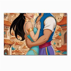 Aladin & Jasmine Wall Art Postcards 5  X 7  (pkg Of 10)