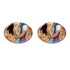 Aladin & Jasmine Wall Art Cufflinks (oval)