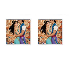 Aladin & Jasmine Wall Art Cufflinks (square)