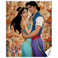 Aladin & Jasmine Wall Art Canvas 16  X 20 