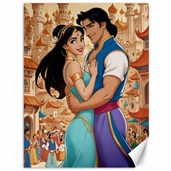 Aladin & Jasmine Wall Art Canvas 36  X 48 