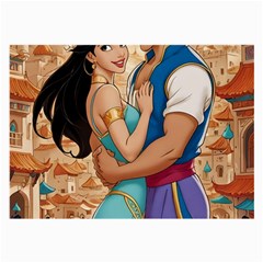 Aladin & Jasmine Wall Art Large Glasses Cloth (2 Sides)