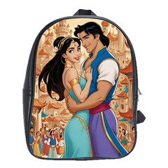 Aladin & Jasmine Wall Art School Bag (large)