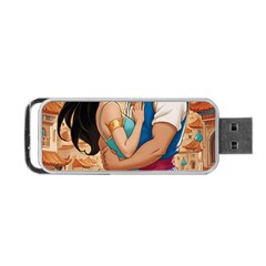 Aladin & Jasmine Wall Art Portable Usb Flash (one Side)