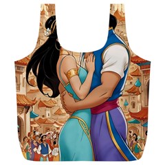 Aladin & Jasmine Wall Art Full Print Recycle Bag (xl)