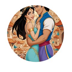 Aladin & Jasmine Wall Art Mini Round Pill Box (pack Of 3)