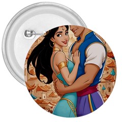 Aladin & Jasmine Wall Art 3  Buttons