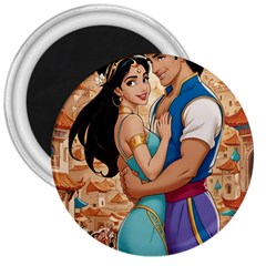 Aladin & Jasmine Wall Art 3  Magnets