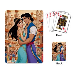 Aladin & Jasmine Wall Art Playing Cards Single Design (rectangle)