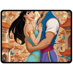 Aladin & Jasmine Wall Art Fleece Blanket (large)