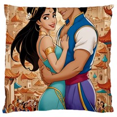 Aladin & Jasmine Wall Art Large Cushion Case (one Side)