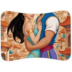 Aladin & Jasmine Wall Art Velour Seat Head Rest Cushion