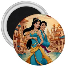 Aladin & Jasmine Disney 3  Magnets