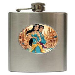 Aladin & Jasmine Disney Hip Flask (6 Oz)