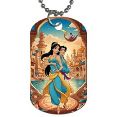 Aladin & Jasmine Disney Dog Tag (two Sides)