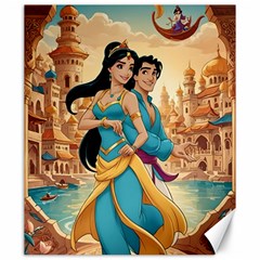 Aladin & Jasmine Disney Canvas 20  X 24 